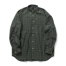 DAIWA PIER39 / ダイワピア39 | TECH BUTTON DOWN SHIRT L/S PLAIDS - Lt.Olive