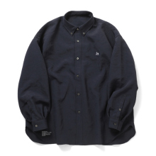 FreshService / フレッシュサービス | DRY WASHER POPLIN L/S B.D SHIRT - Navy