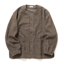 STEAF. / スティーフ | PUT ON SHIRT - Soot Brown