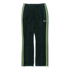 Needles / ニードルズ | Narrow Track Pant - C/PE Velour - Green