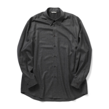 AURALEE / オーラリー | SUPER LIGHT WOOL SHIRT (メンズ) - Top Charcoal