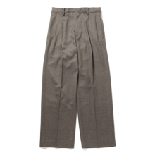 AURALEE / オーラリー | SUPER LIGHT WOOL TWO-TUCK SLACKS (レディース) - Top Brown