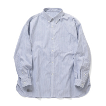 FreshService / フレッシュサービス | DRY OXFORD CORPORATE L/S B.D SHIRT - Blue Stripe