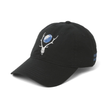 South2 West8 / サウスツーウエストエイト | Strap Back Cap - EVERY DAY EARTH DAY - Black