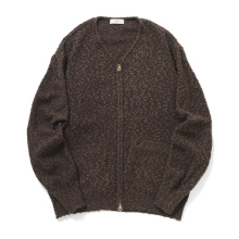 STEAF. / スティーフ | STONE WALL CARDIGAN - Moss Brown
