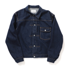 CIOTA / シオタ | Single Pocket Denim Jacket (Real Indigo) - Navy (One Wash)
