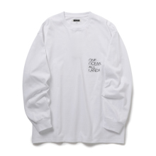 nanamica / ナナミカ | OOAL Graphic Long Sleeve Tee - White