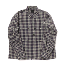 DAIWA PIER39 / ダイワピア39 | TECH ZIP ANGLER SHIRT L/S PLAIDS - Purple