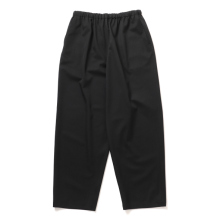 holk / ホーク | kang fu pants / 72 wool gabardine - Black