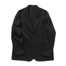 holk / ホーク | 2B jacket / 72 wool gabardine - Black