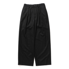 ssstein / シュタイン | EASY LONG WIDE TROUSERS - Black