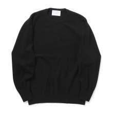 ssstein / シュタイン | EXTRA FINE WOOL KNIT CREW NECK LS - Black