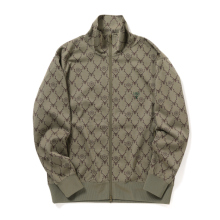 South2 West8 / サウスツーウエストエイト | Trainer Jacket - Poly Jq. / Skull&Target - Khaki