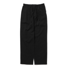 URU / ウル | WOOL SILK LINEN - EASY PANTS - Black