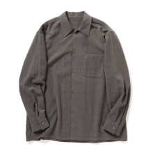 URU / ウル | SHIRTS - REGULAR COLLAR L/S SHIRTS - L.Brown