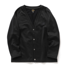 Needles / ニードルズ | V Neck Cardigan - Bright Jersey - Black