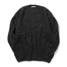 AURALEE / オーラリー | BRUSHED SUPER KID MOHAIR KNIT P/O (メンズ) - Ink Black