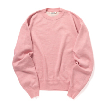 AURALEE / オーラリー | HIGH-TWIST COMPACT SWEAT P/O (メンズ) - Top Pink