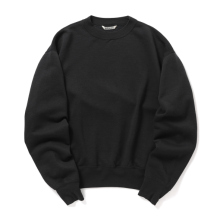 AURALEE / オーラリー | HIGH-TWIST COMPACT SWEAT P/O (メンズ) - Ink Black