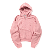 AURALEE / オーラリー | HIGH-TWIST COMPACT SWEAT ZIP PARKER (メンズ) - Top Pink