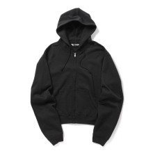 AURALEE / オーラリー | HIGH-TWIST COMPACT SWEAT ZIP PARKER (メンズ) - Ink Black