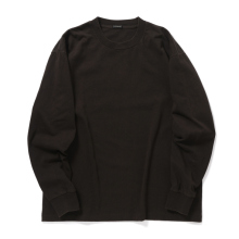COMOLI / コモリ | コットンジャージ 長袖Tシャツ - Brown