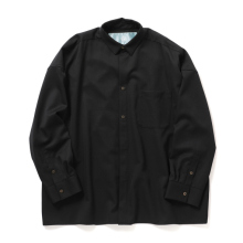 Dulcamara / ドゥルカマラ | よそいきワイドBOXシャツ - Black