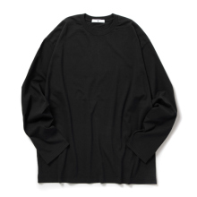 Y / ワイ (YLEVE / イレーヴ) | ORGANIC COTTON JERSEY L/S T - Black
