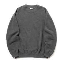 crepuscule / クレプスキュール | Co/Wo Moss Stitch P/O - Medium.Gray