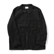 CIOTA / シオタ | Moleskin French Work Jacket (One Wash) - Black