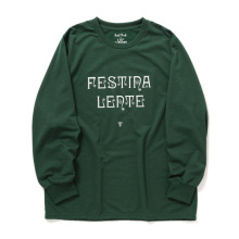 South2 West8 / サウスツーウエストエイト | L/S Tee - FESTINA LENTE - Green