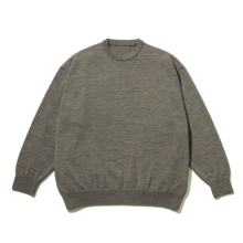 FreshService / フレッシュサービス | THERMAL JERSEY CREW NECK KNIT - Gray