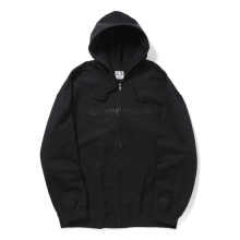 ENGINEERED GARMENTS / エンジニアドガーメンツ | EG Workaday - Printed Hoodie - Gumpy - Black