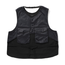 ENGINEERED GARMENTS / エンジニアドガーメンツ | Support Vest - Polyester Coated Cloth - Dk.Navy