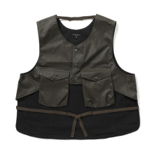 ENGINEERED GARMENTS / エンジニアドガーメンツ | Support Vest - Polyester Coated Cloth - Brown