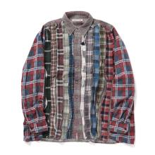 Needles / ニードルズ | Rebuild by Needles - Flannel Shirt ->Ribbon Shirt / Wide - Fサイズ_1