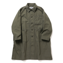 ENGINEERED GARMENTS / エンジニアドガーメンツ | EG Workaday - Shop Coat - Heavyweight Cotton Ripstop - Olive