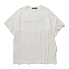 Yohji Yamamoto Ys for men | Y's for men BIG LOGO PRINT SHORT SLEEVE T-SHIRT - Off White