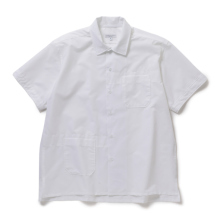 ENGINEERED GARMENTS / エンジニアドガーメンツ | Camp Shirt - Polyester Mesh - White