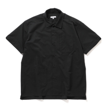 ENGINEERED GARMENTS / エンジニアドガーメンツ | Camp Shirt - Polyester Mesh - Black