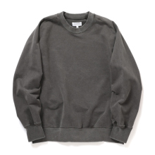 KANEMASA PHIL. / カネマサフィル | 36G Fine Sweat Freedom Sleeve Pullover - Charcoal Pigment
