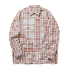 NICENESS / ナイスネス | GIGLI / ジリ ( ロングジッププルオーバーシャツ ) - Brown