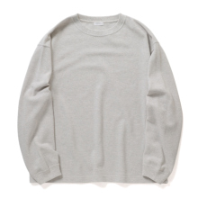 crepuscule / クレプスキュール | Co/Ra Moss Stitch P/O - Oatmeal