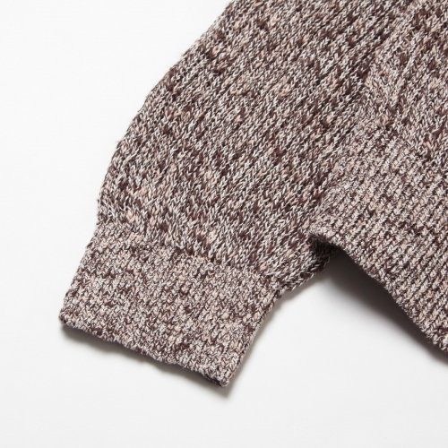 AURALEE / オーラリー | COTTON SLUB MIX TOP YARN RIB KNIT P/O 