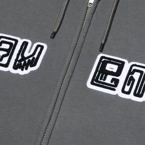 C.E / シーイー | CAV EMPT EMBROIDERY ZIP HOODY - Charcoal | 通販 