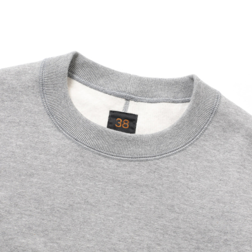 Scye / サイ | Fleece Back Jersey Sweat Shirt - 240/ヘザーグレー 