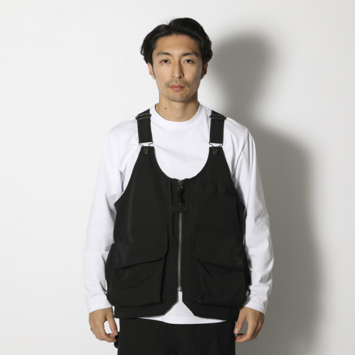 snow peak / スノーピーク | TAKIBI Weather Cloth Vest - Black 