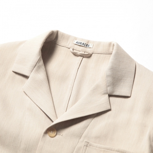 AURALEE / オーラリー | COTTON WOOL DOUBLE CLOTH BLOUZON (メンズ 