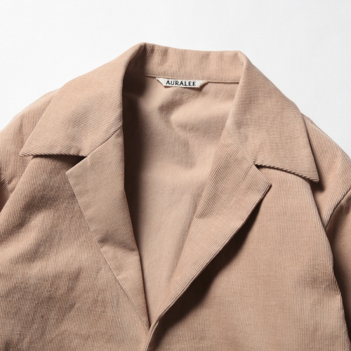 AURALEE / オーラリー | HEMP CORDUROY SHIRTS JACKET (メンズ) - Pink  