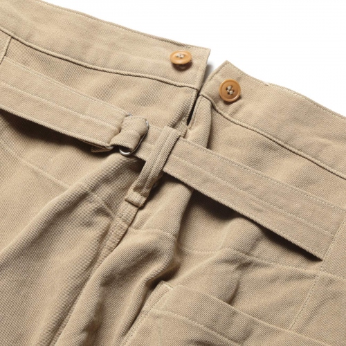 COMOLI / コモリ | コットンツイル オーバーパンツ - Khaki | 通販 